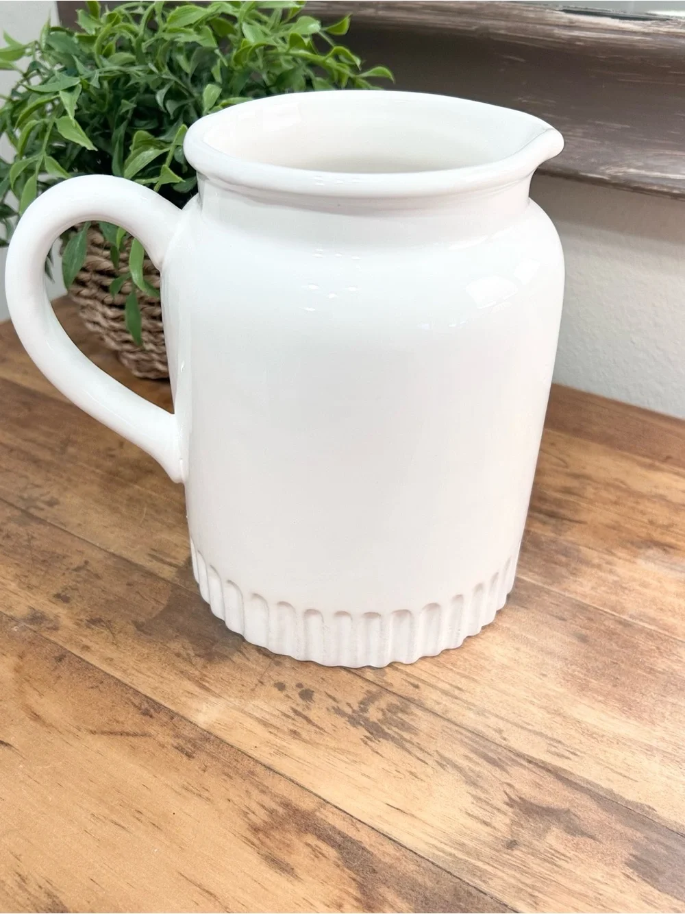 MudPie Take Some Whisks 6.5 Tall 4.5 Wide Decorative Pitcher/Utensil Holder